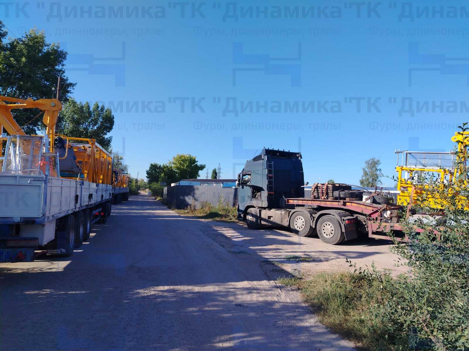 Перевозка башенных кранов и их деталей